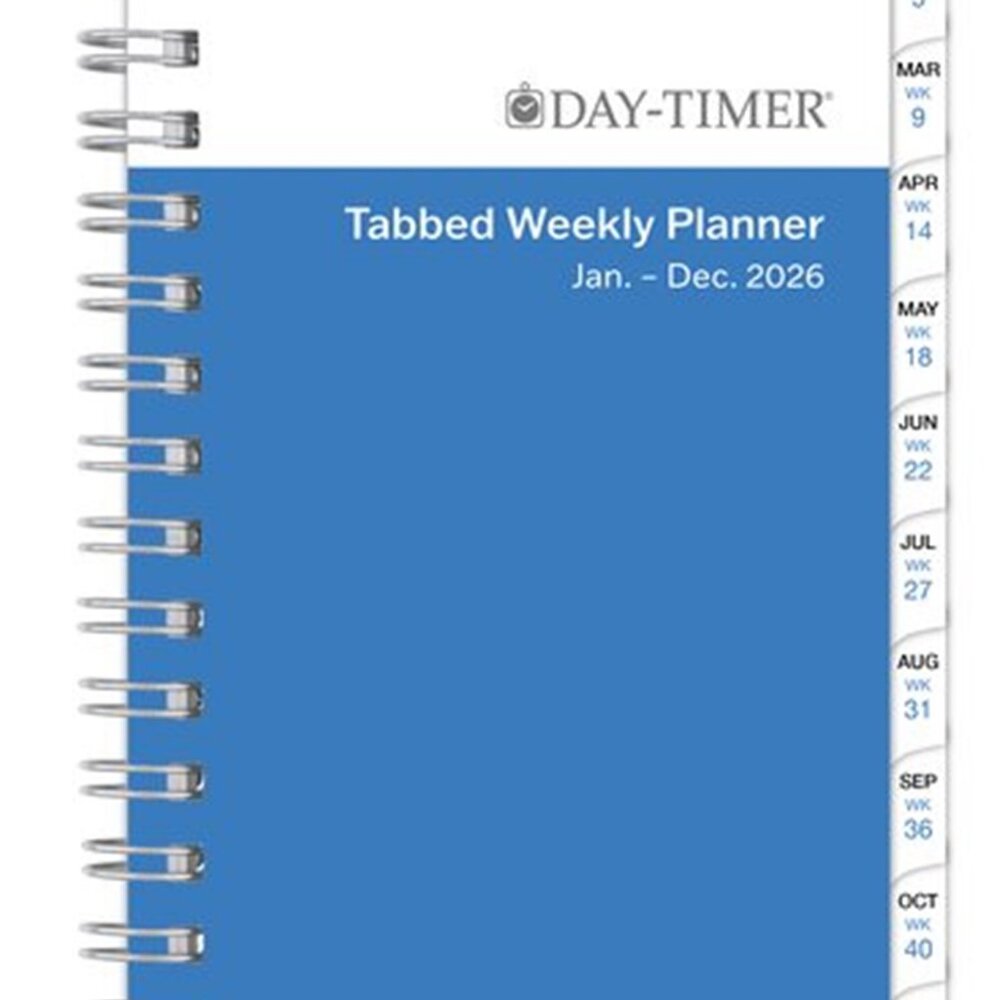 Day-Timer Simply Stated 2-Page-Per-Week Planner Jan-Dec, 2026, 3-3/4" x 6-3/4"